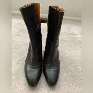 Aquatalia Black Heeled Boots size 9.5